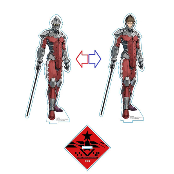 アニメ「ULTRAMAN ウルトラマンセブン」アクリルフィギュア 6種類セット アクリルロゴディスプレイEX ULTRASEVEN X⁄ウルトラセブン エックス