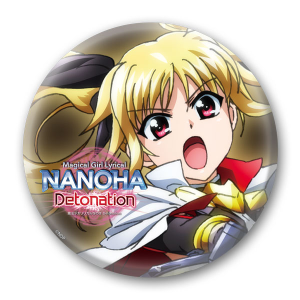 魔法少女リリカルなのは　フェイト　缶バッジ　2点 魔法少女リリカルなのは Detonation 缶バッジ100 フェイト・T