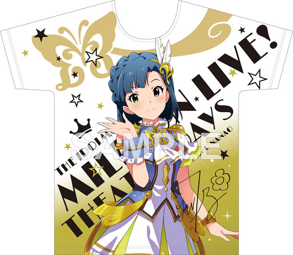 アイドルマスターミリオンライブ 七尾百合子 ルミエールパピヨンver Tシャツ アイドルマスター ミリオンライブ！ フルカラーTシャツ 七尾