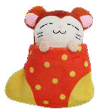 とっとこハム太郎　かぶるくん　ぬいぐるみ　三英貿易 とっとこハム太郎 かぶるくん(S) ぬいぐるみ[三英貿易]《在庫切れ》