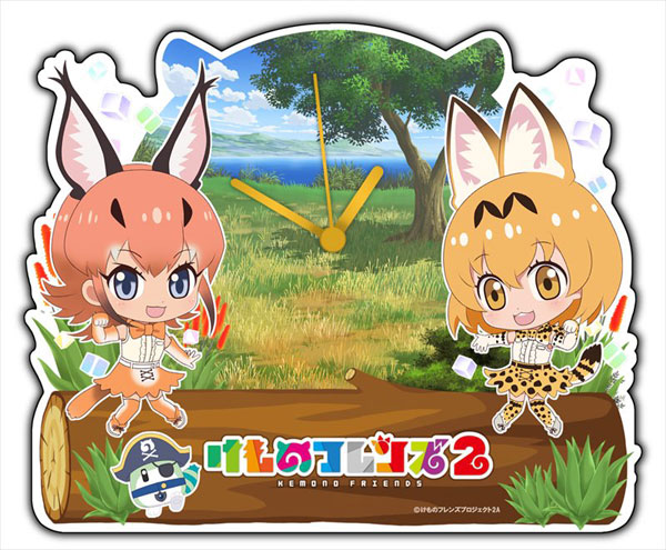 けものフレンズ2 アクリル置時計