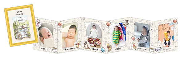 おもいでアコーディオンフォトフレーム(プーさん)[テンヨー]《在庫切れ》