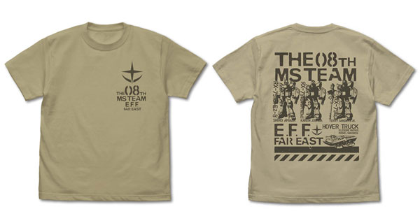 機動戦士ガンダム第08MS小隊 第08MS小隊モビルスーツ Tシャツ/SAND KHAKI-M[コスパ]