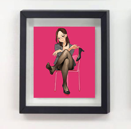 みるタイツ ミニ額縁マグネット 奥墨ユイコ[TRUSS]《在庫切れ》