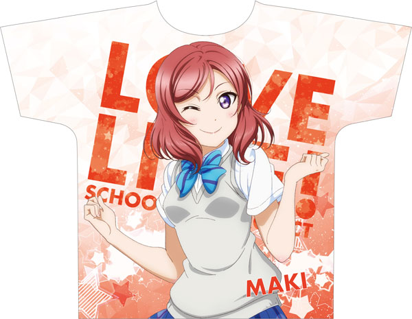 ラブライブ μ's フルグラフィックtシャツ 夏制服