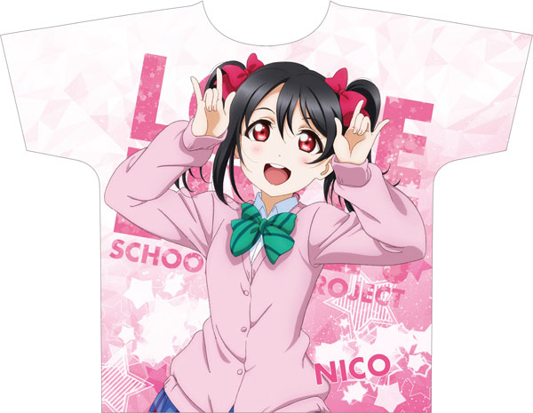 ラブライブ μ's フルグラフィックtシャツ 夏制服 ストア