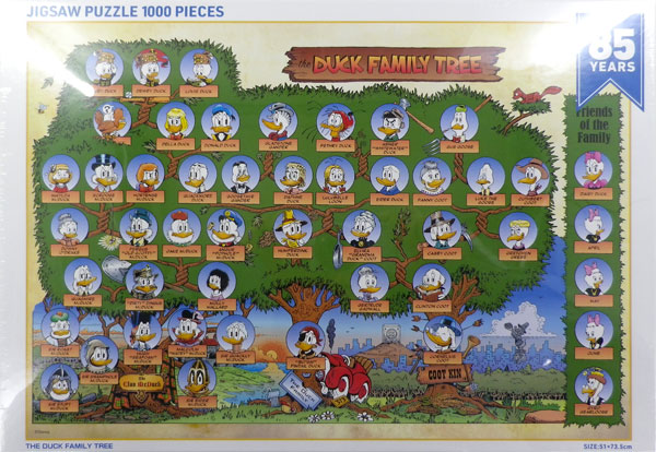 ジグソーパズル THE DUCK FAMILY TREE 1000ピース (D-1000-044