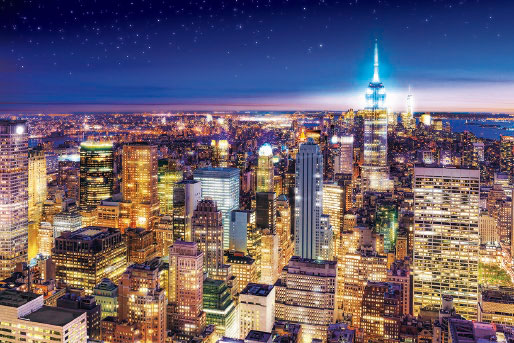 ジグソーパズル 世界風景 ニューヨークの夜景-アメリカ 1000ピース (10 