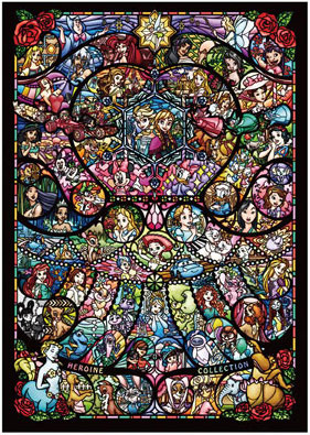 ジグソーパズル ディズニー ディズニー ピクサー ヒロインコレクション ステンドグラス 1000ピース Dw 1000 005 テンヨー 在庫切れ