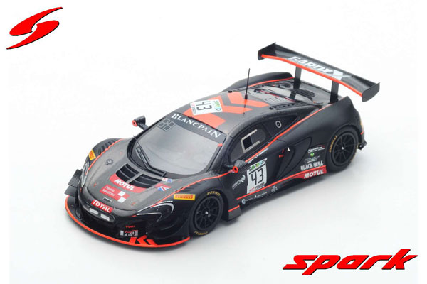 1/43 McLaren 650 S GT3 No.43 24H SPA 2017 Strakka Racing