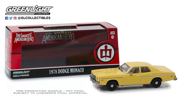 1/43 The Greatest American Hero (1981-83 TV Series) - 1978 Dodge Monaco[グリーンライト]《在庫切れ》