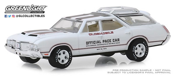 1/64 1970 Oldsmobile Vista Cruiser 54th Annual Indianapolis 500 Mile Race Oldsmobile Official Pace Car[グリーンライト]《在庫切れ》