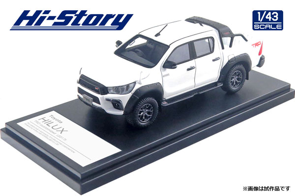 1/43 Toyota HILUX TRD カスタマイズ (2017) スーパーホワイトII[ハイストーリー]《在庫切れ》