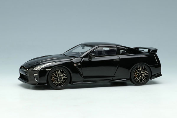1/43 日産 GT-R 2020 メテオフレークブラックパール (グレーインテリア