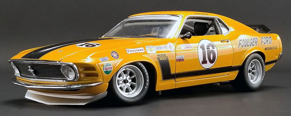 1/18 #16 1970 FORD BOSS 302 TRANS AM MUSTANG - FOULGER FORD[ACME