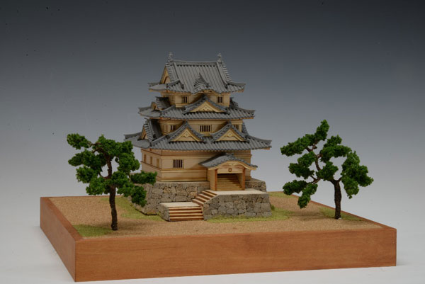 ウッディジョー 1/150 宇和島城 木製模型 組み立てキット ...