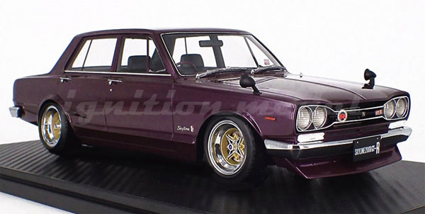 1/18 Nissan Skyline 2000 GT-R (PGC10) Purple[イグニッションモデル]【送料無料】《在庫切れ》