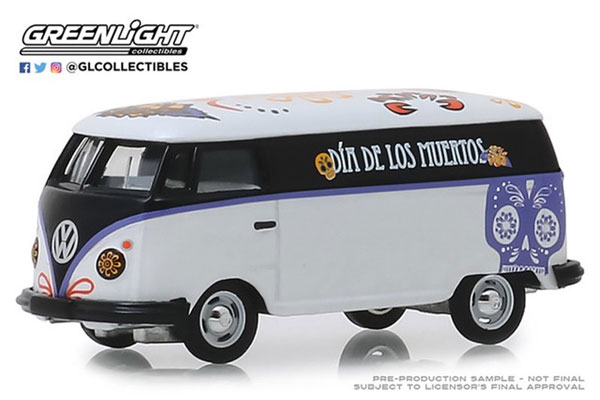 1/64 Volkswagen Type 2 Panel Van - Dia de los Muertos 2019[グリーンライト]《在庫切れ》