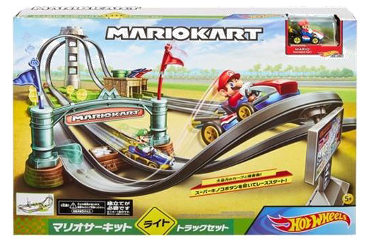 ホットウィール マリオサーキット ライト トラックセット[マテル