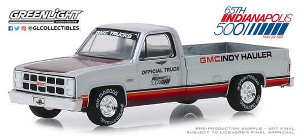 1/64 1981 GMC Sierra Classic 1500 65th Annual Indianapolis 500 Mile Race Official Truck[グリーンライト]《在庫切れ》