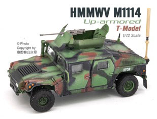 1/72 US HMMWV M1114 HA (NATO迷彩)[ティーモデル]《在庫切れ》