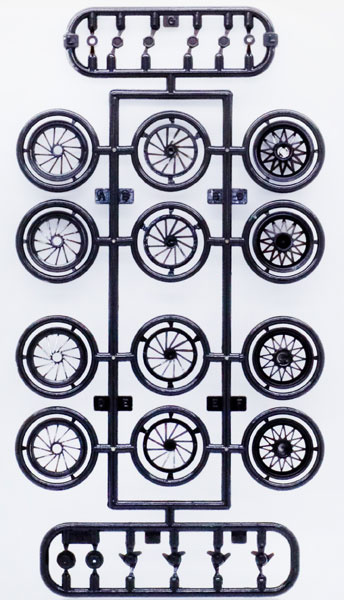 ホイールシリーズ No.14 1/24 ノーマルワイヤー シルバータイプ 17インチ（再販）[フジミ模型]《０５月予約》