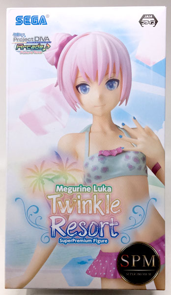【中古】初音ミク Project DIVA Arcade Future Tone スーパープレミアムフィギュア 巡音ルカ-トゥインクルリゾート(プライズ)[セガ]