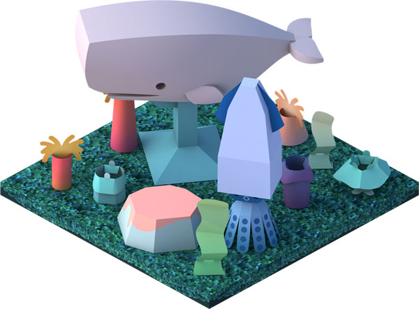 HALFTOYS Dream Ocean Series HO005 SPERM WHALE (ハーフトイズ