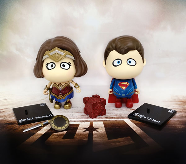 ジャスティス・リーグ (映画)4インチ ワンダーウーマン ＆ スーパーマン[ソープスタジオ]《在庫切れ》