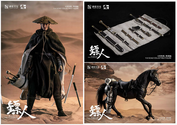 1/6 アクションフィギュア ヒョウ人 Blades of The Guardians 馬付き
