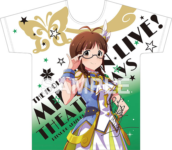 アイドルマスター ミリオンライブ！ フルカラーTシャツ 秋月律子