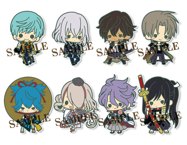 ラバーストラップコレクション 刀剣乱舞 第三部隊 全8種セット