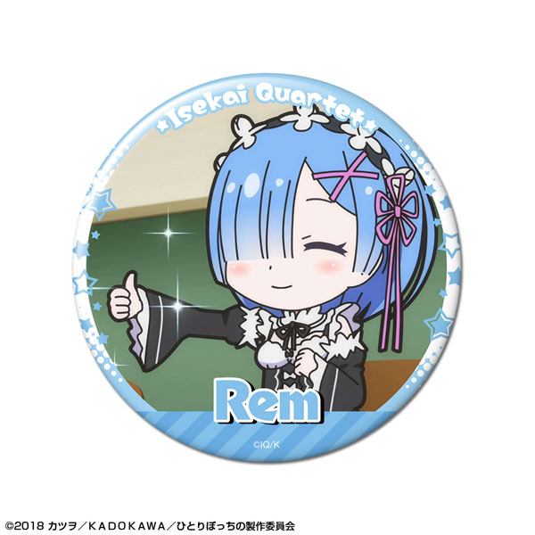 異世界かるてっと 缶バッジ デザイン04(レム/B)[ライセンス