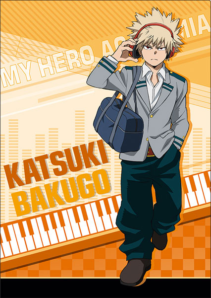 僕のヒーローアカデミア クリアファイル 爆豪(ミュージック)[ムービック]《在庫切れ》
