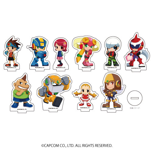 ロックマンX アクリルぷちスタンド 01　アクスタ アクリルぷちスタンド「ロックマン エグゼ」01/ミニキャラ 10個