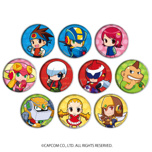 缶バッジ「ロックマン エグゼ」02/ミニキャラ 10個入りBOX[A3]《在庫切れ》