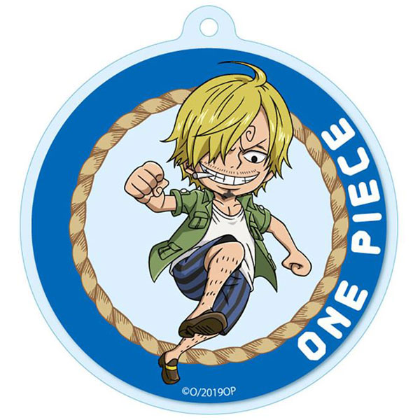 【新品】ワンピース　ONE PIECE サンジ　アクリルキーホルダー　公式 ONE PIECE』アクリルMEGAキーホルダー サンジ