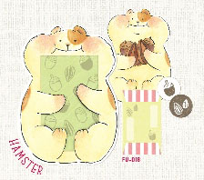 だっこポチ袋 ハムスター[ビバリー]《在庫切れ》