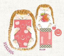 だっこポチ袋 ハリネズミ[ビバリー]《在庫切れ》