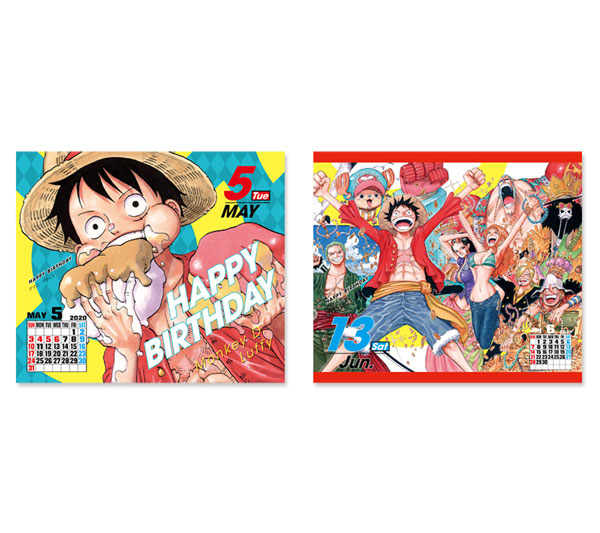 One Piece コミックカレンダー 特製缶入り 日めくりカレンダー 集英社 在庫切れ