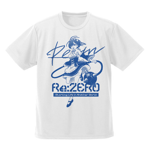 Re：ゼロから始める異世界生活 レムとモーニングスター ドライTシャツ/WHITE-XL（再販）[コスパ]《０６月予約》