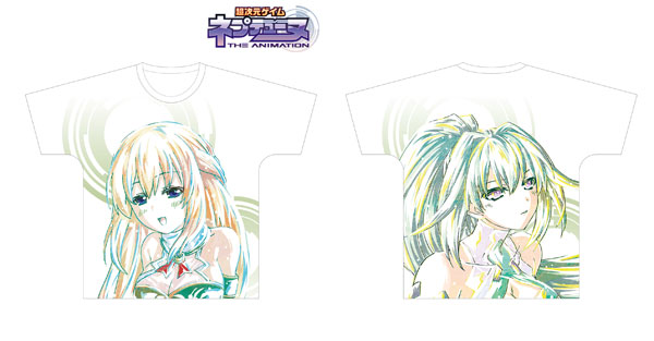 アニメ 超次元ゲイム ネプテューヌ ベール グリーンハート Ani Art フルグラフィックtシャツ ユニセックス S アルマビアンカ 在庫切れ