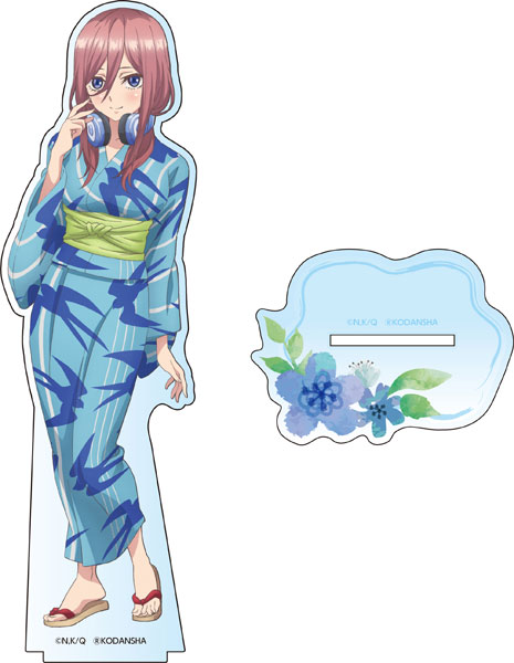 TVアニメ「五等分の花嫁」 デカアクリルスタンド 中野三玖 浴衣ver