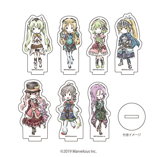 ルーンファクトリー ルンファク アネット アクキー アクスタ 缶バッジ アネット＆エリス 缶バッジ＆アクスタ 3点セット ルーン