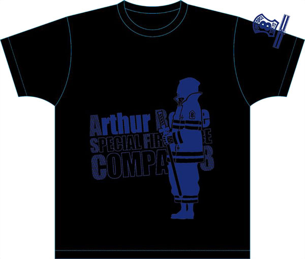 炎炎ノ消防隊 シルエットTシャツ アーサー M[TBSグロウディア]《在庫切れ》