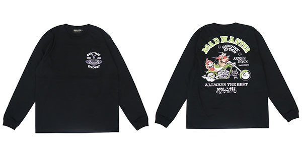 ハクション大魔王 バイク ロンT BK M[リペアー]《在庫切れ》