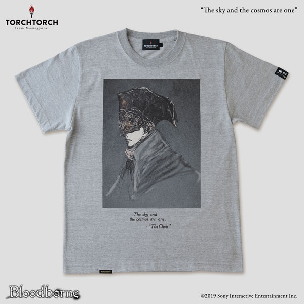 Bloodborne × TORCH TORCH/ Tシャツコレクション： 宇宙は空にある ヘザーグレー XXL[TORCH TORCH]《在庫切れ》