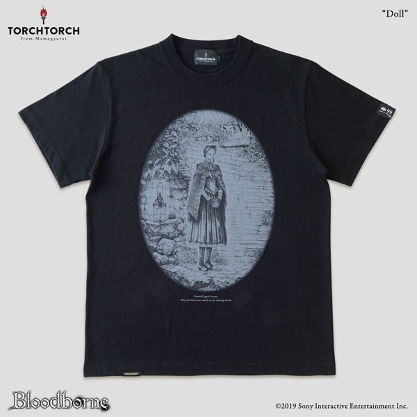 Bloodborne × TORCH TORCH/ Tシャツコレクション： 人形 ブラック XL[TORCH TORCH]《在庫切れ》