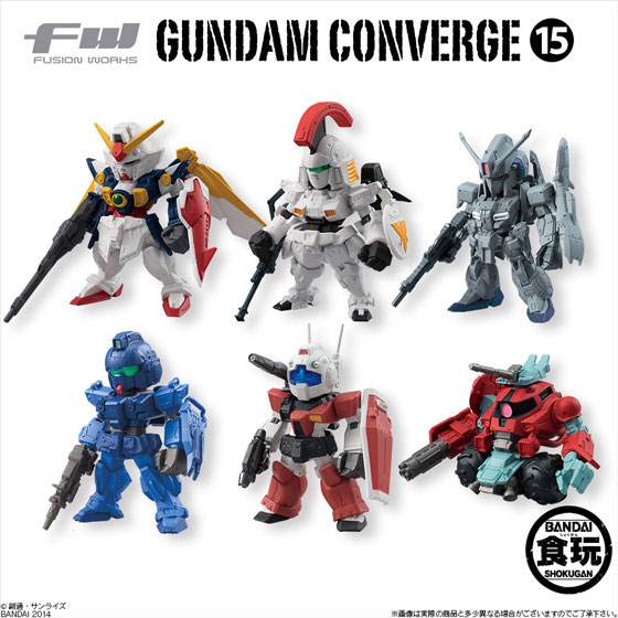 FW GUNDAM CONVERGE 15 ノーマル全6種+シークレット全2種セット