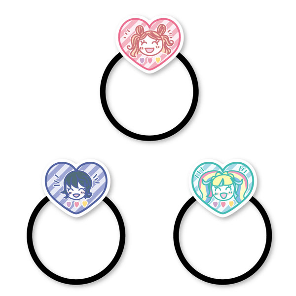 キラッとプリ☆チャン キラッネタ かわいいシールヘアゴム リングマリィ＆だいあセット[グルーヴガレージ]《在庫切れ》